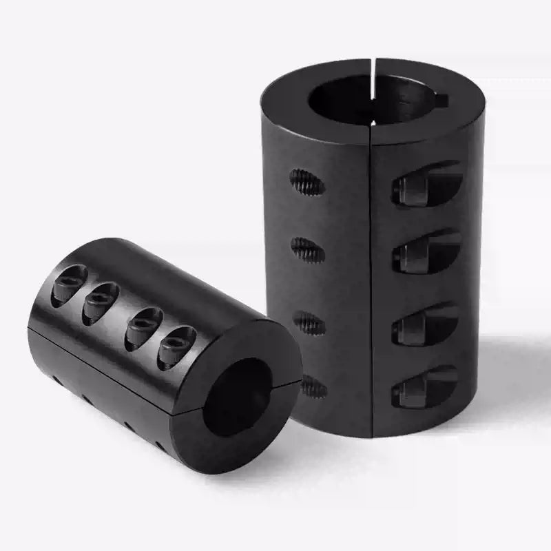45 Carbon Steel Split Clamp-On Rigid Shaft Coupling D35mm L50mm