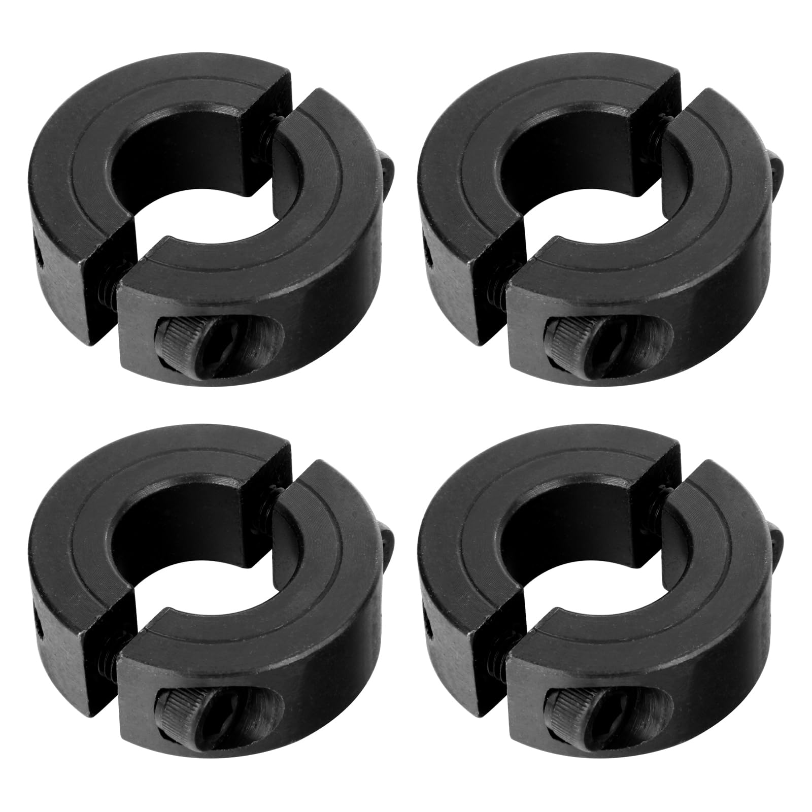 45 Carbon Steel Double Split Clamp-On Shaft Collars