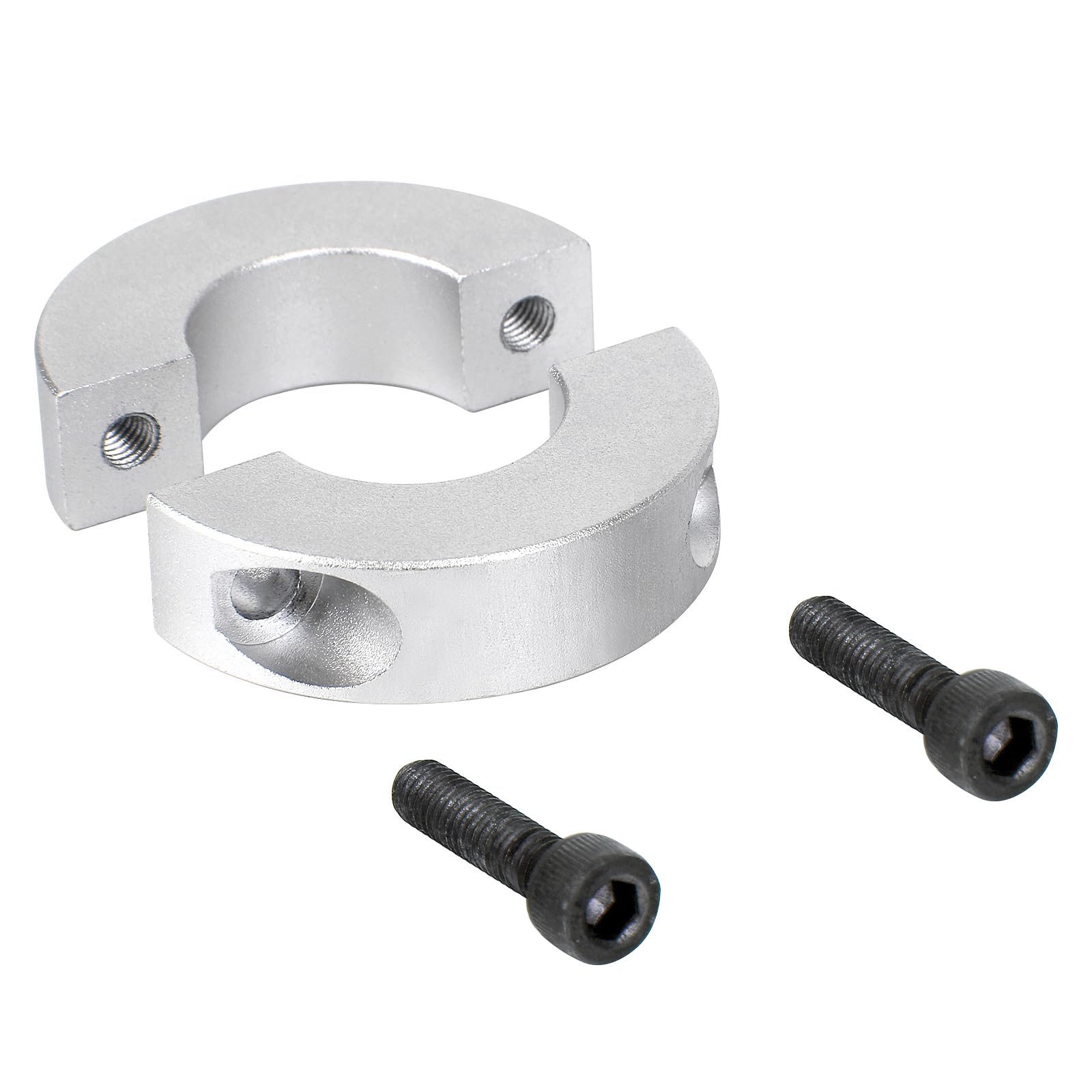 Double Split Clamp-On Shaft Collars Aluminum Alloy