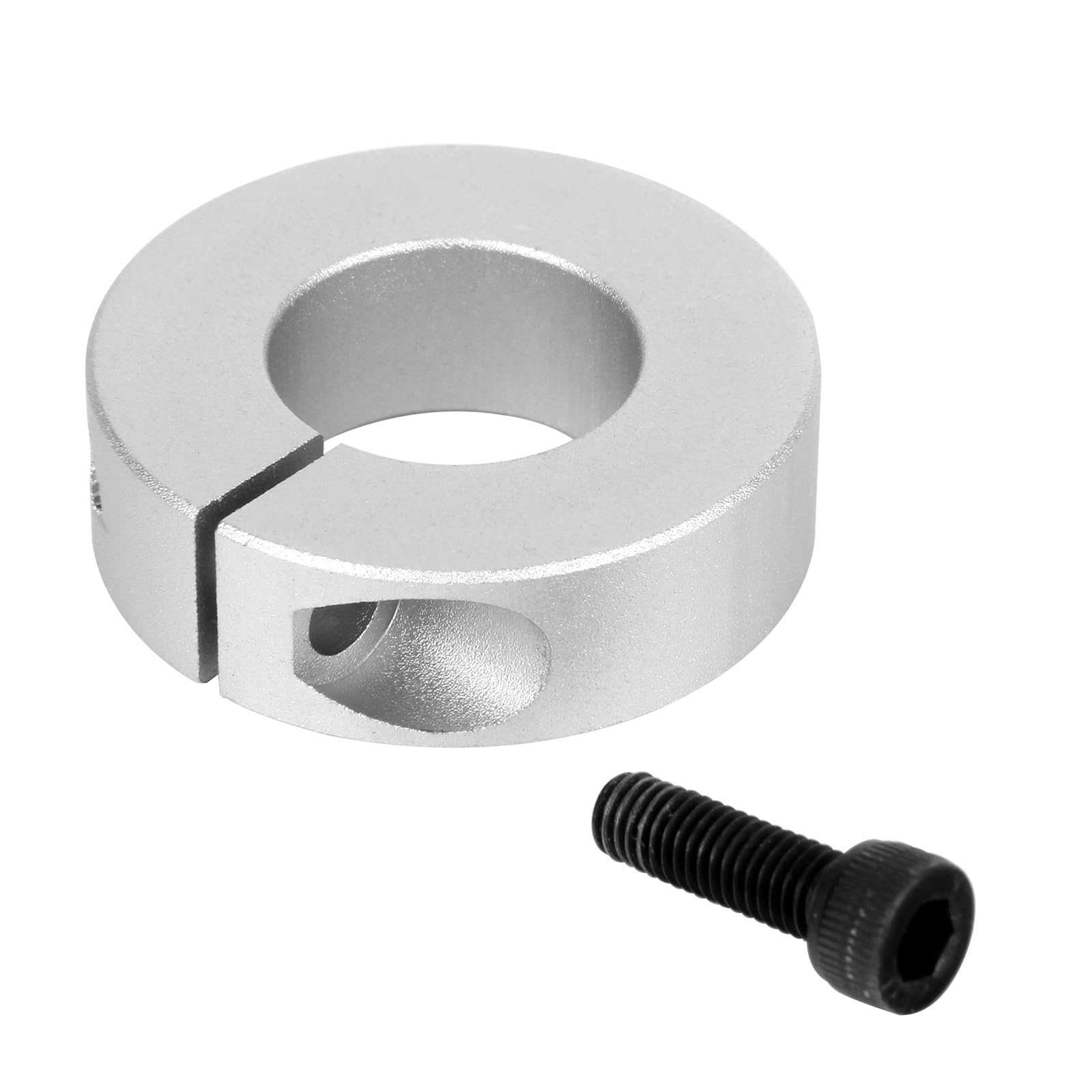 Single Split Clamp-On Shaft Collars Aluminum Alloy