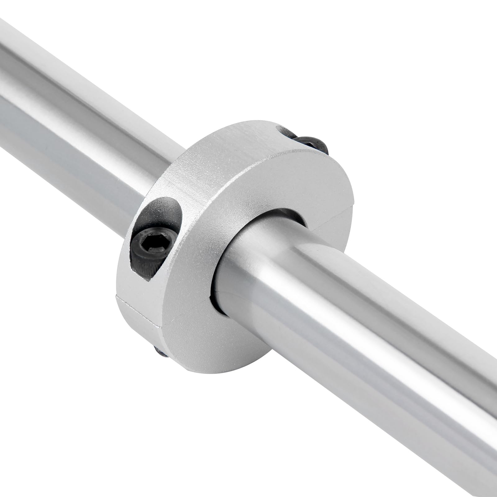 Double Split Clamp-On Shaft Collars Aluminum Alloy