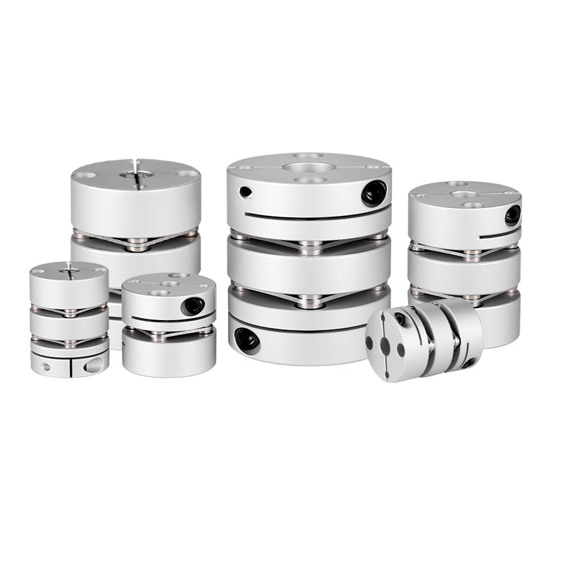 Aluminum Alloy Double Disc Coupling D12mm L15.9mm
